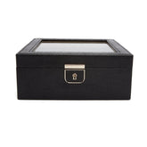 Wolf Palermo 6 Pc Watch Box Black Anthracite - Dracakis Jewellers